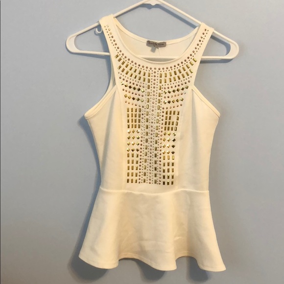 Charlotte Russe Tops - NWT Charlotte Russe péplum top M